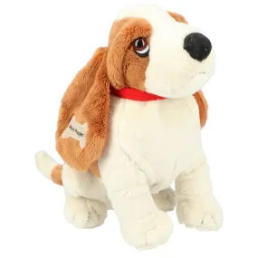 10 Inch Basset Hound Plush Toy from Peluche.