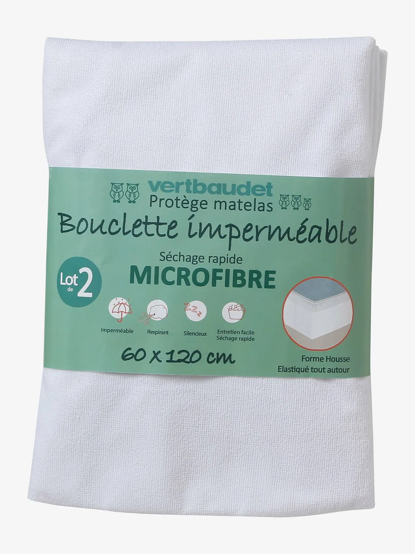 2 Pack Fundas Microfibra Absorbentes - Alta Absorción