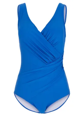 Arctic Blue Swimwear with Slimming Effect.