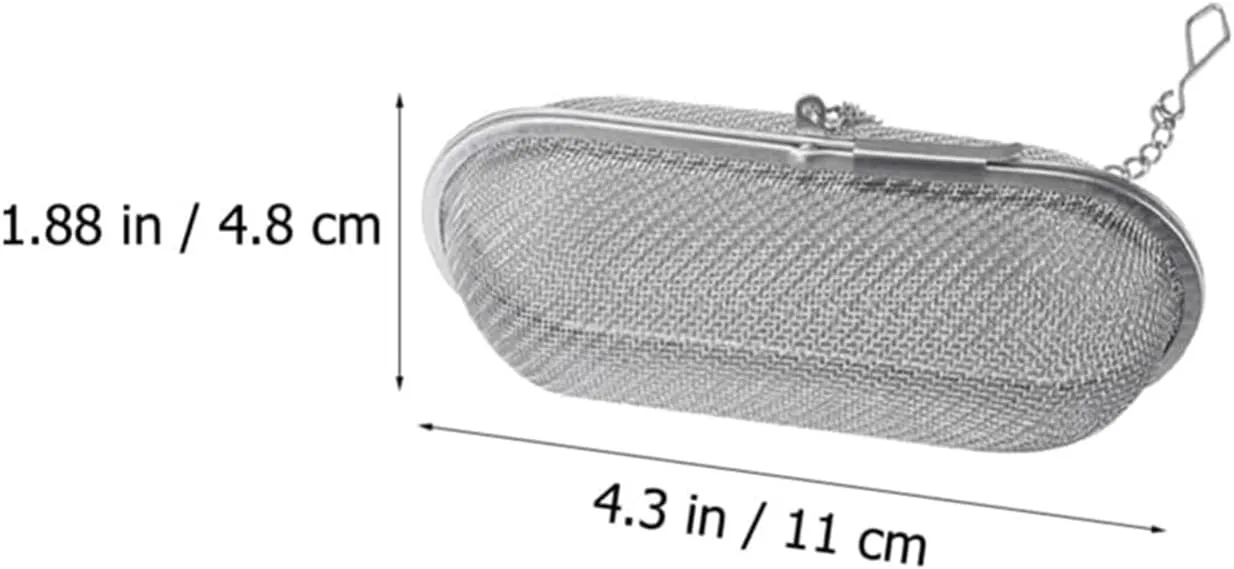 Infusore Per Tisane,2 Pezzi Filtro Te Acero Inoxidable Coladores de Té Filtro de Té Infusor de té Suelto para Té a Granel Especi