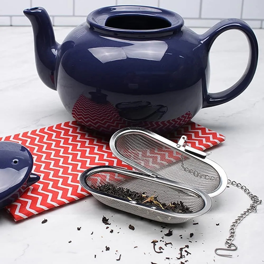 Infusore Per Tisane,2 Pezzi Filtro Te Acero Inoxidable Coladores de Té Filtro de Té Infusor de té Suelto para Té a Granel Especi