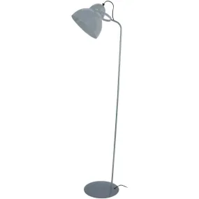 Lámpara de pie lectura redondo metal gris: reading floor lamp round gray metal