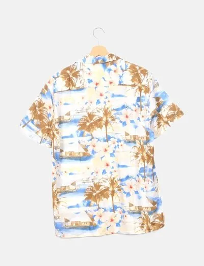 Multicolor Printed Mango Shirt