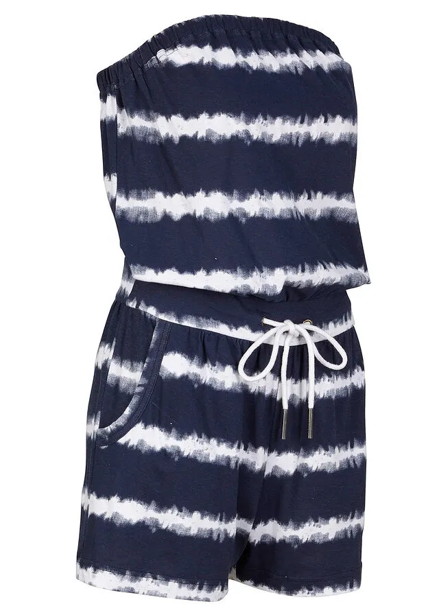 navy blue cotton short bandeau