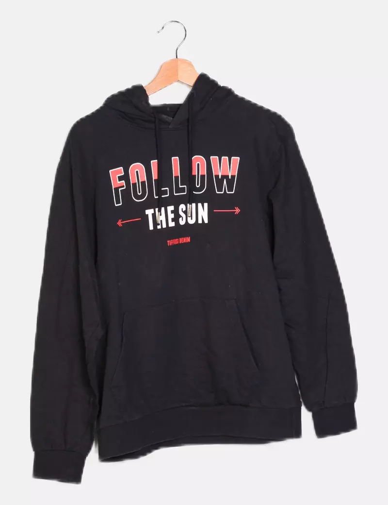 Navy Blue Printed Tiffosi Hoodie