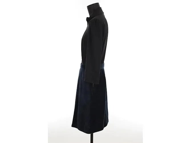 Tara Jarmon vestido de algodón Azul 