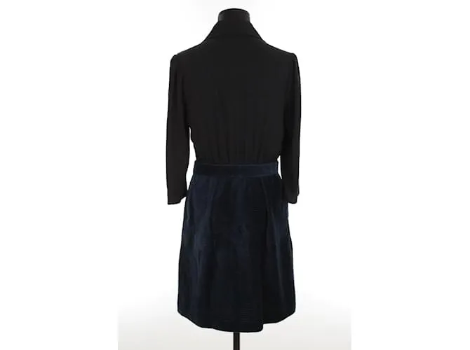 Tara Jarmon vestido de algodón Azul 