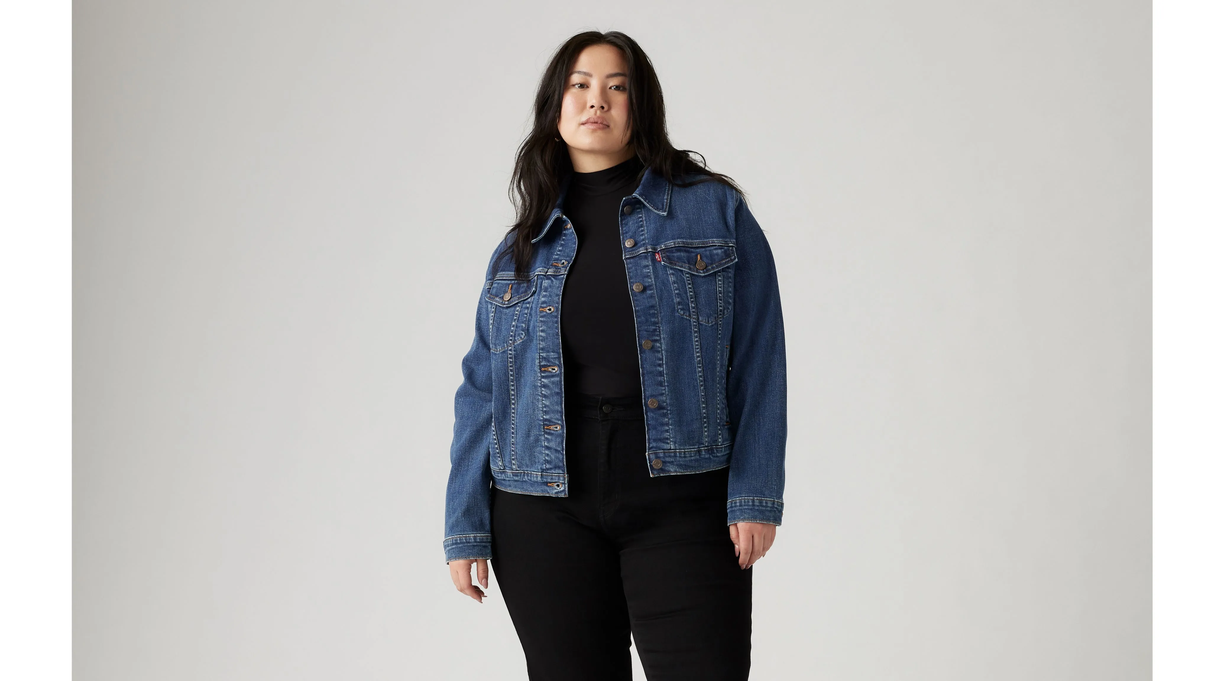 Trucker Jacket with Original Sheepskin Lining (Extra-Large Size)