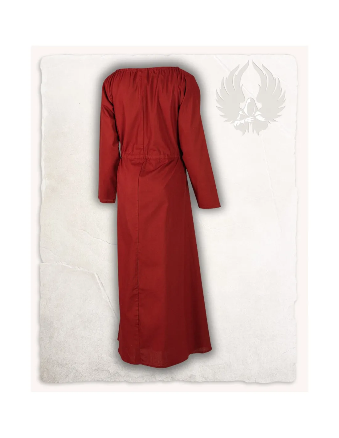 Burgundy inner tunic Wanda, lightweight cotton - Shop Now